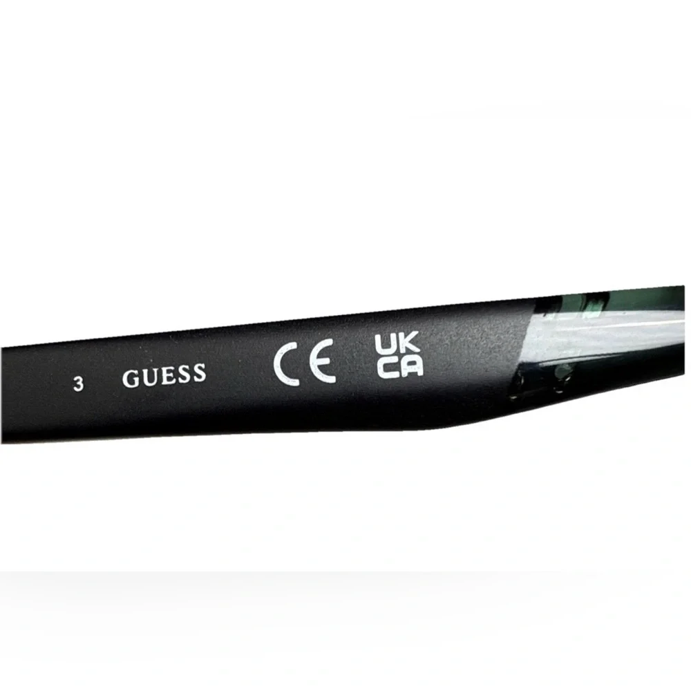 Guess GU195 Black Rectangular Eyeglasses Frames Only‎ Prescription Ready Glasses